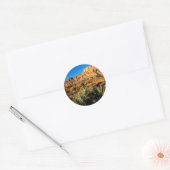 Canyon Red Rock Nevada Ronde Sticker (Envelop)