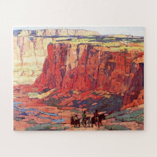 Canyon Riders Edgar Payne Legpuzzel (Horizontaal)