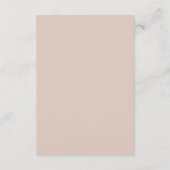Canyon Roos Minimalistische Wedding Details Informatiekaartje (Achterkant)
