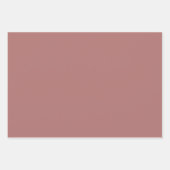 Canyon Roos Vaste kleur Inpakpapier Vel (Voorkant 2)