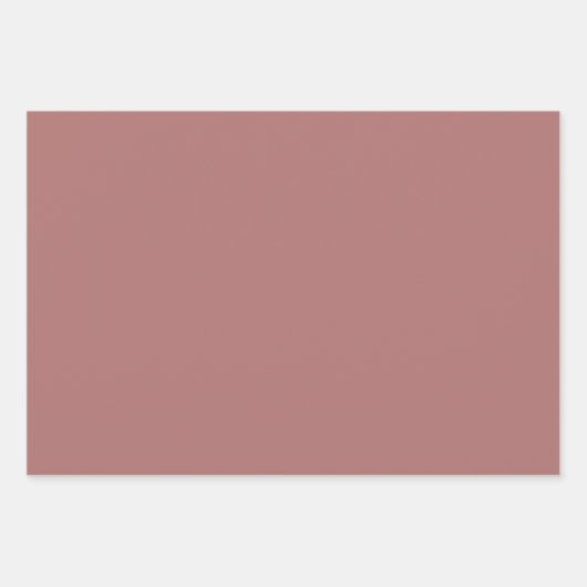 Canyon Roos Vaste kleur Inpakpapier Vel (Voorkant)