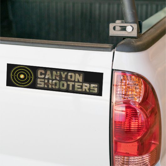 Canyon Shooters Bumpersticker (Op Truck)