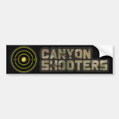 Canyon Shooters Bumpersticker (Voorkant)