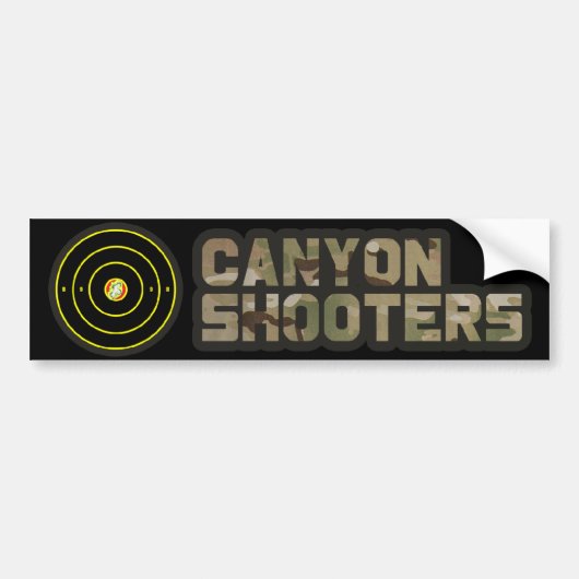 Canyon Shooters Bumpersticker (Voorkant)