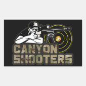 Canyon Shooters Sticker (Voorkant)