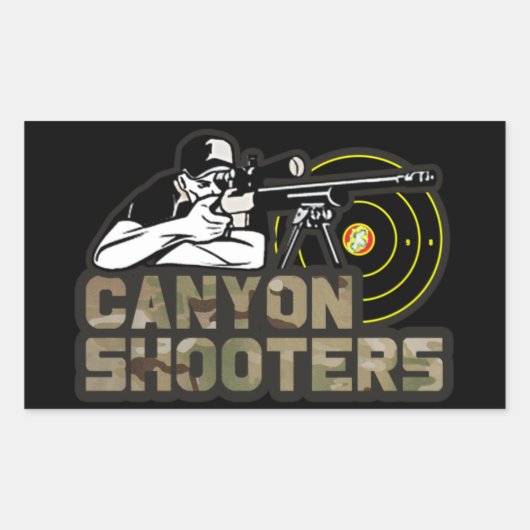 Canyon Shooters Sticker (Voorkant)