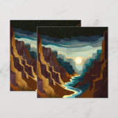 Canyon Sunset Landschap (Voorkant / Achterkant)