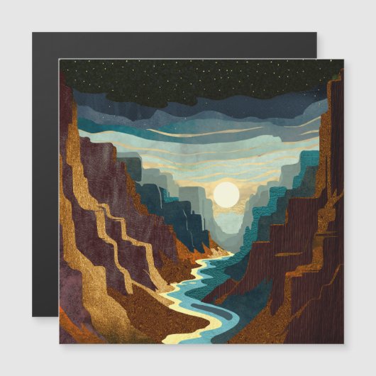 Canyon Sunset Landschap (Voorkant / Achterkant)