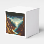 Canyon Sunset Landschap Bedankdoosjes (Voorkant Zijde)