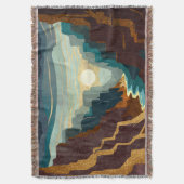 Canyon Sunset Landschap Deken (Voorkant Verticaal)