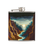 Canyon Sunset Landschap Heupfles (Voorkant)