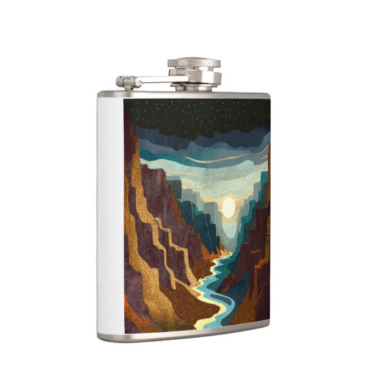 Canyon Sunset Landschap Heupfles (Rechts)