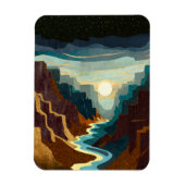 Canyon Sunset Landschap Magneet (Verticaal)
