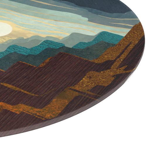 Canyon Sunset Landschap Snijplank (Hoek)