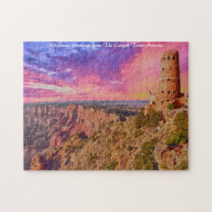 Canyon Toren Arizona.Kerstgroeten Legpuzzel