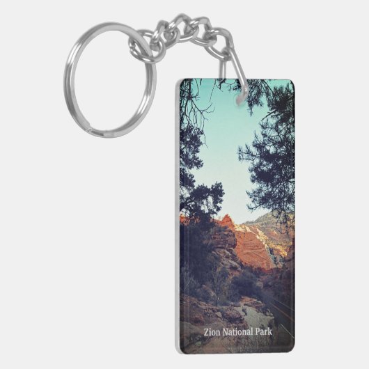 Canyon Trail Zion National Park, Utah sleutelhange Sleutelhanger (Voorkant Links)