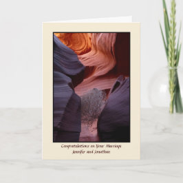 Canyon Tumbleweed, Apache Bruiloft Zegen Kaart