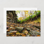 Canyon uit India in Herfst, Columbus, Ohio Briefkaart (Voorkant / Achterkant)