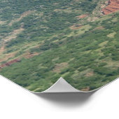 Canyon Uitzicht Poster (Hoek)