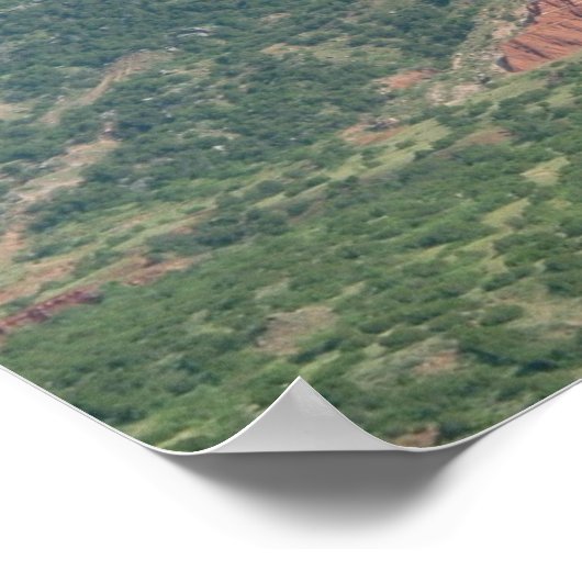 Canyon Uitzicht Poster (Hoek)