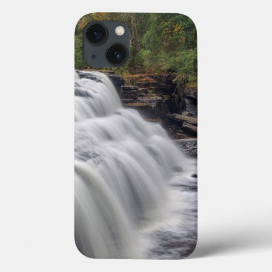 Canyon-watervallen in de Sturgeon-rivier bij L'Ans Case-Mate iPhone Case (Achterkant)