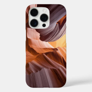 Canyon Wave Zandsteen Patroon Aardse Tonen iPhone 16 Pro Hoesje