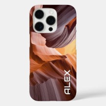 Canyon Wave Zandsteen Patroon Aardse Tonen