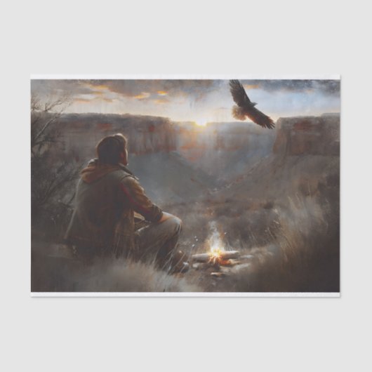 Canyon Wilderness Decoupage Tissuepapier (Voorkant)