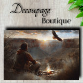 Canyon Wilderness Decoupage Tissuepapier