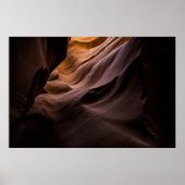 Canyon-woestijnlandschap Poster (Voorkant)