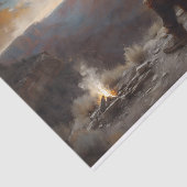 Canyon Zonsondergang Cowboy Decoupage Tissuepapier (Detail)