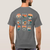 CanyonChasers Merit Badges T-shirt (Achterkant)