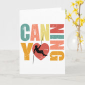 Canyoneering I Love Canyoning Rappelling Lover Kaart (Gele Bloem)