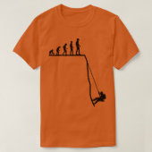 Canyoning Hiking Canyoneering Abseiling Evolution T-shirt (Design voorkant)