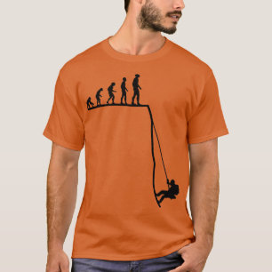 Canyoning Hiking Canyoneering Abseiling Evolution T-shirt
