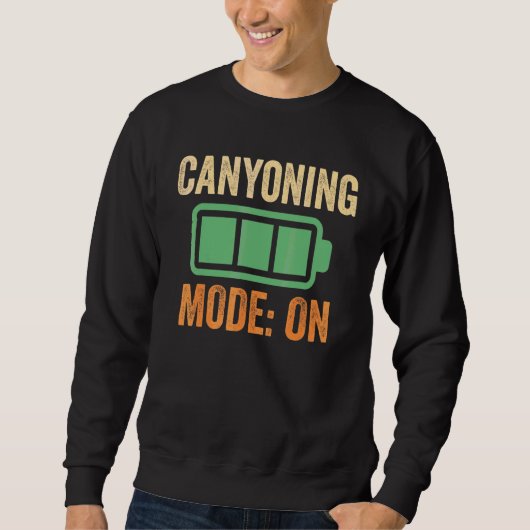 Canyoning-modus op batterijontwerp trui (Voorkant)