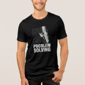 Canyoning Problemen Oplossen – Grappige Outdoor Tri-Blend Shirt (Voorkant)