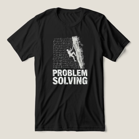 Canyoning Problemen Oplossen – Grappige Outdoor Tri-Blend Shirt (Design voorkant)