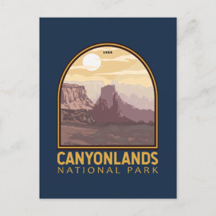 Canyonlands Nationaal Park  Emblem Briefkaart