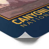 Canyonlands Nationaal Park  Emblem Poster (Hoek)