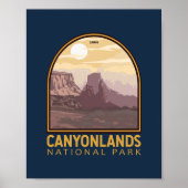 Canyonlands Nationaal Park  Emblem Poster (Voorkant)
