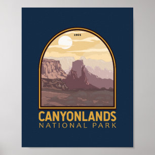 Canyonlands Nationaal Park  Emblem Poster