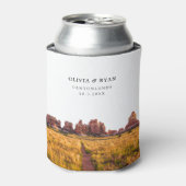 Canyonlands Nationaal Park Huwelijksgunst Custom Blikjeskoeler (Blikje Voorkant)