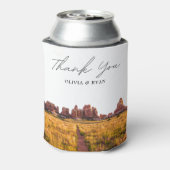 Canyonlands Nationaal Park Huwelijksgunst Custom Blikjeskoeler (Blikje Achterkant)