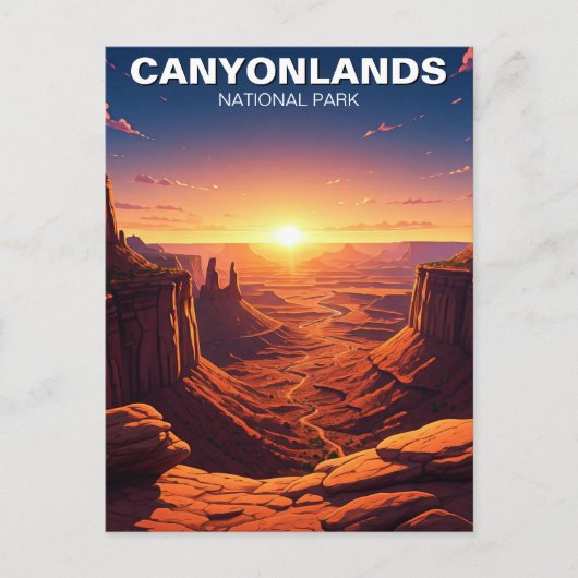 Canyonlands Nationaal Park Moab Utah Briefkaart (Voorkant)