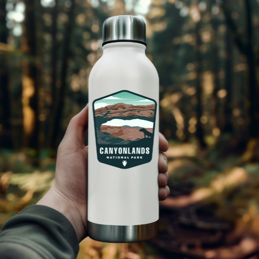 Canyonlands Nationaal Park Retro | Afgesneden Stic Sticker