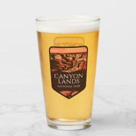Canyonlands Nationaal Park Sunset Embleem Glas