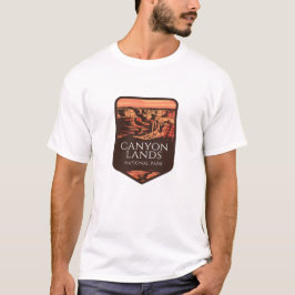 Canyonlands Nationaal Park Sunset Embleem T-shirt