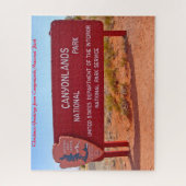 Canyonlands Nationaal Park Utah. kerstgroet Legpuzzel (Verticaal)