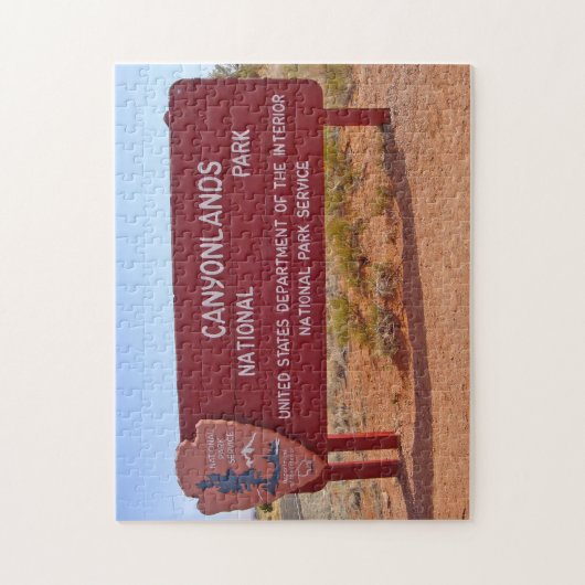 Canyonlands Nationaal Park Utah. Legpuzzel (Verticaal)